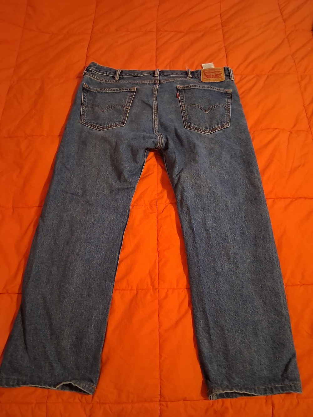 Levi Strauss Denim 505 Blue Jeans - Picture 2 of 9